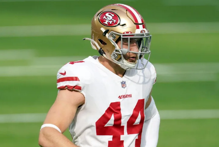 49ers 的 Kyle Juszczyk 可能會(huì)在與公羊的比賽中出局