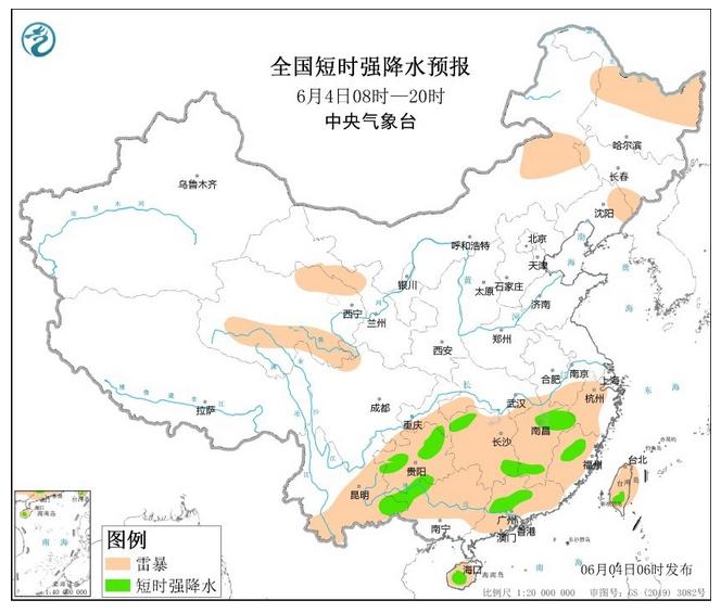 貴州云南江西廣東等地強對流天氣持續(xù)，災害防御建議發(fā)布