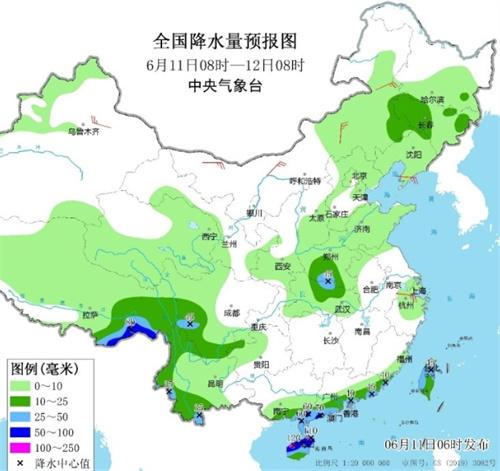 華南等地持續(xù)強(qiáng)降雨，強(qiáng)對(duì)流天氣藍(lán)色預(yù)警發(fā)布