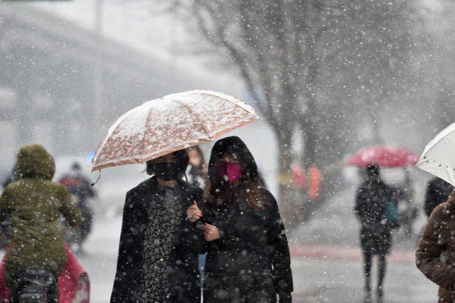 河南把雷電雨雪冰粒冰針配齊了 冬季體驗感直接拉滿！