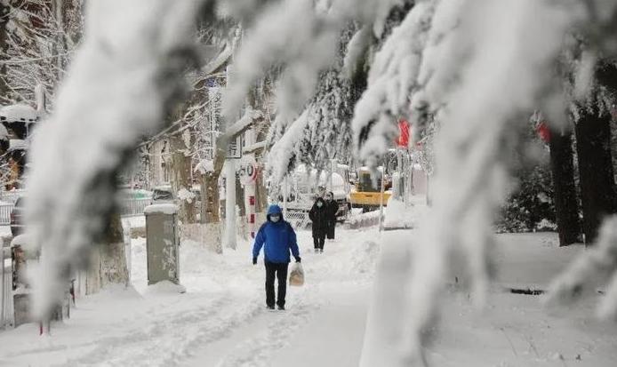 寒潮來襲，冷流雪肆虐煙臺(tái)威海，如北極科考一般的冰雪景觀！