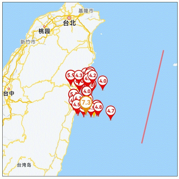 臺灣大地震引發(fā)地表位移：解讀影響及應(yīng)對措施